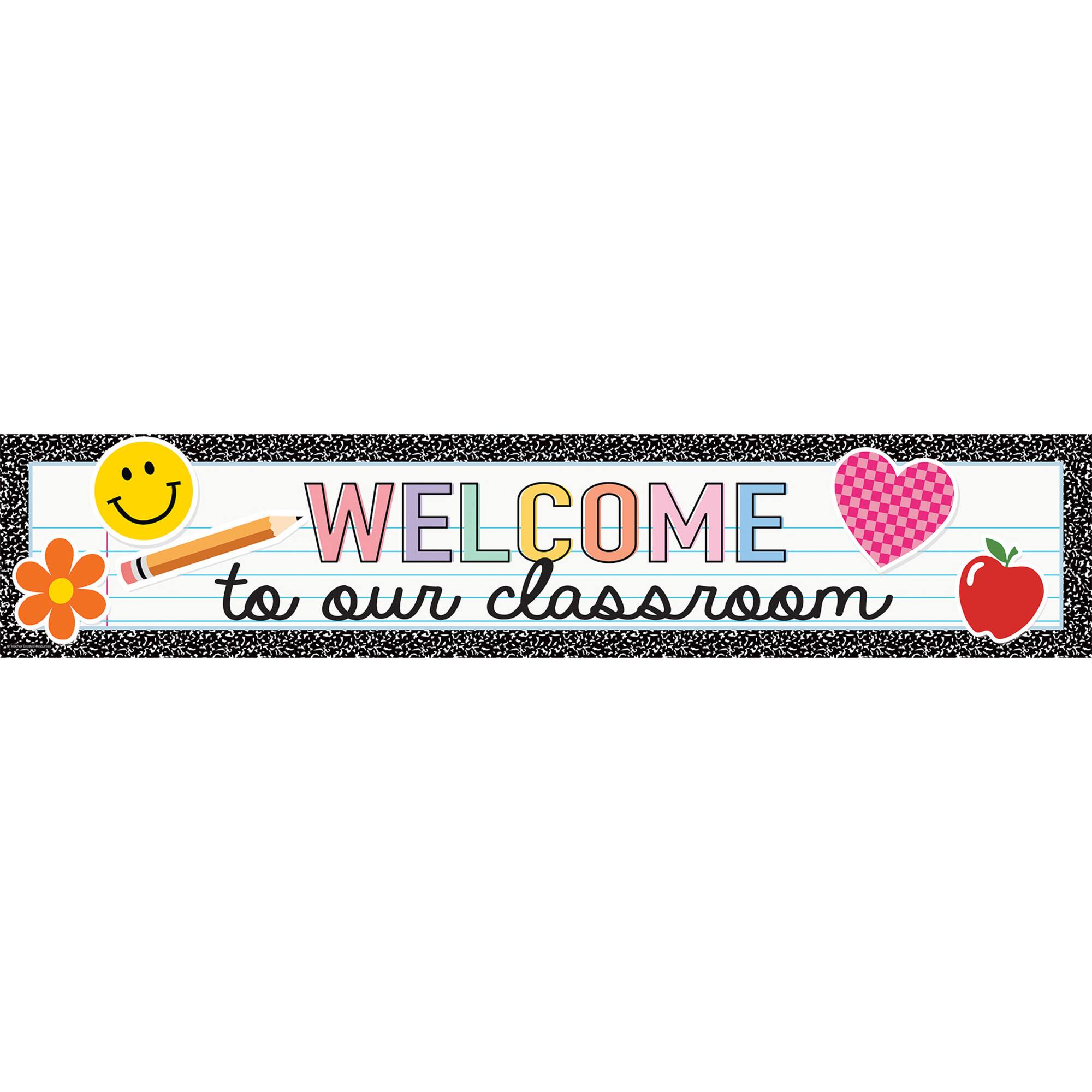 Teacher Created Resources® 8" x 39" Cool for School Welcome to Our Classroom Banner, 6ct.